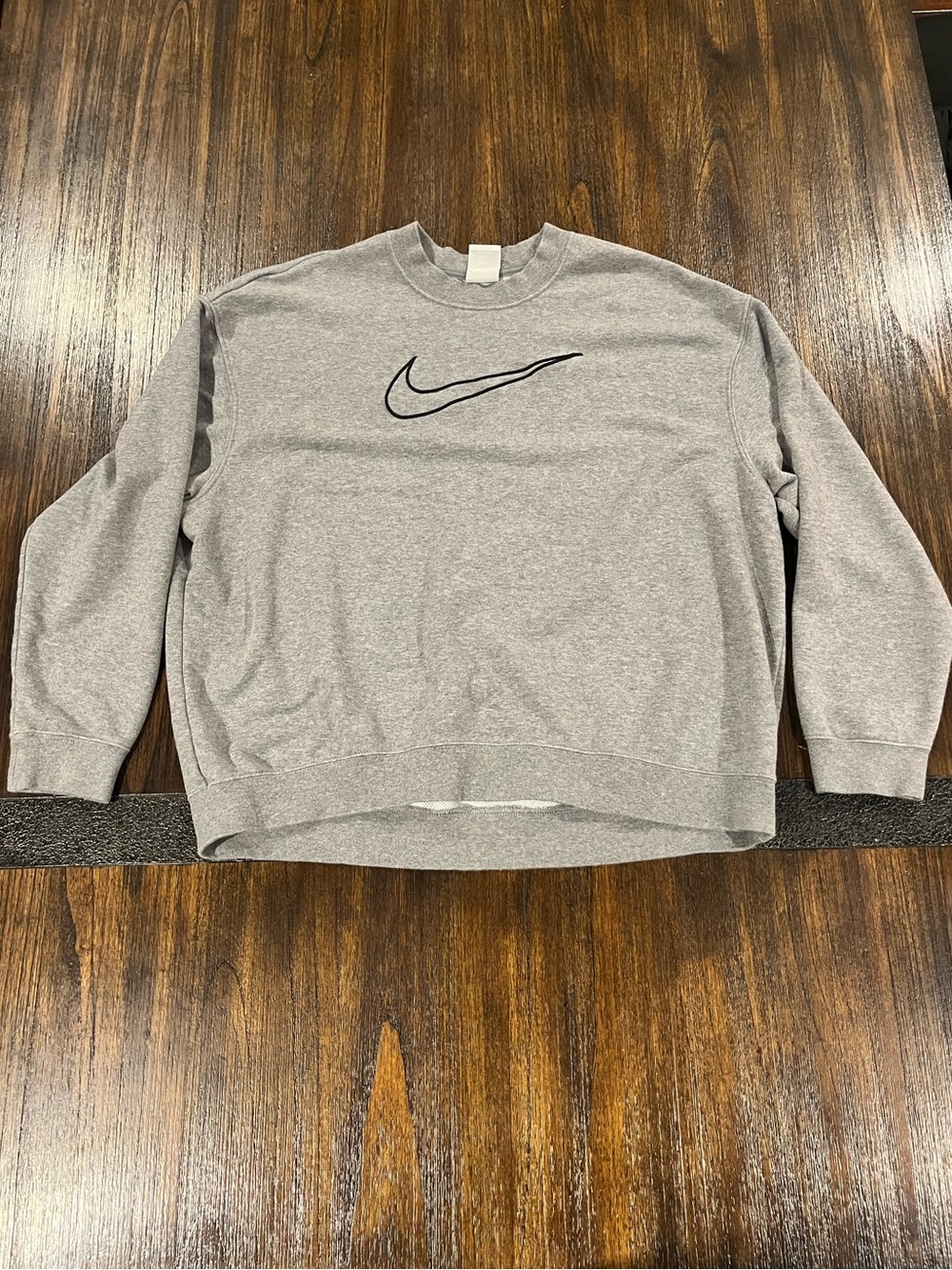 Nike grey crew